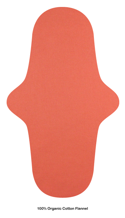 Party pads økologisk - small - coral