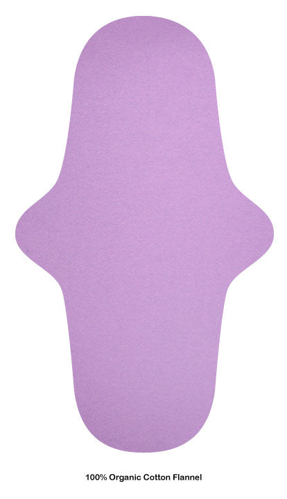 Party pads økologisk - small - lilat