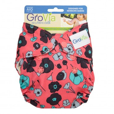 Grovia nyfødt aio poppy