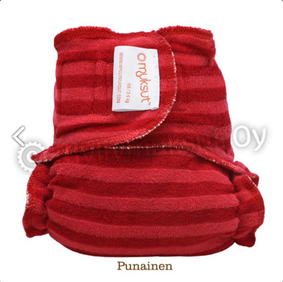 Muksut rød small/medium lomme-formsydd