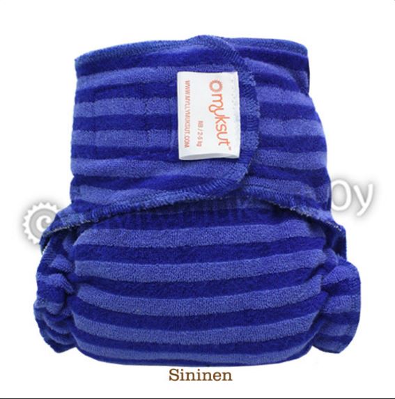 Muksut blå small/medium lomme-formsydd