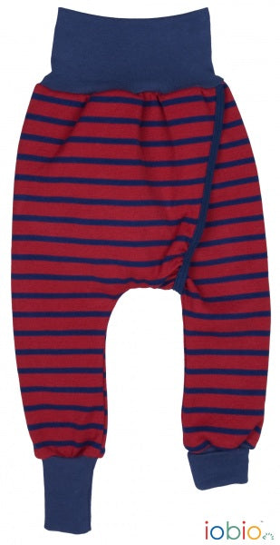 Iobio bukse m/splitt rød/blå