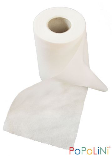 Popli Super fleecepapir - engangspapir på rull 120 stk - Popolini