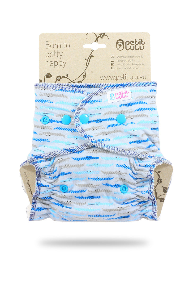Petit Lulu formsydd - Krokodiller m/knapper