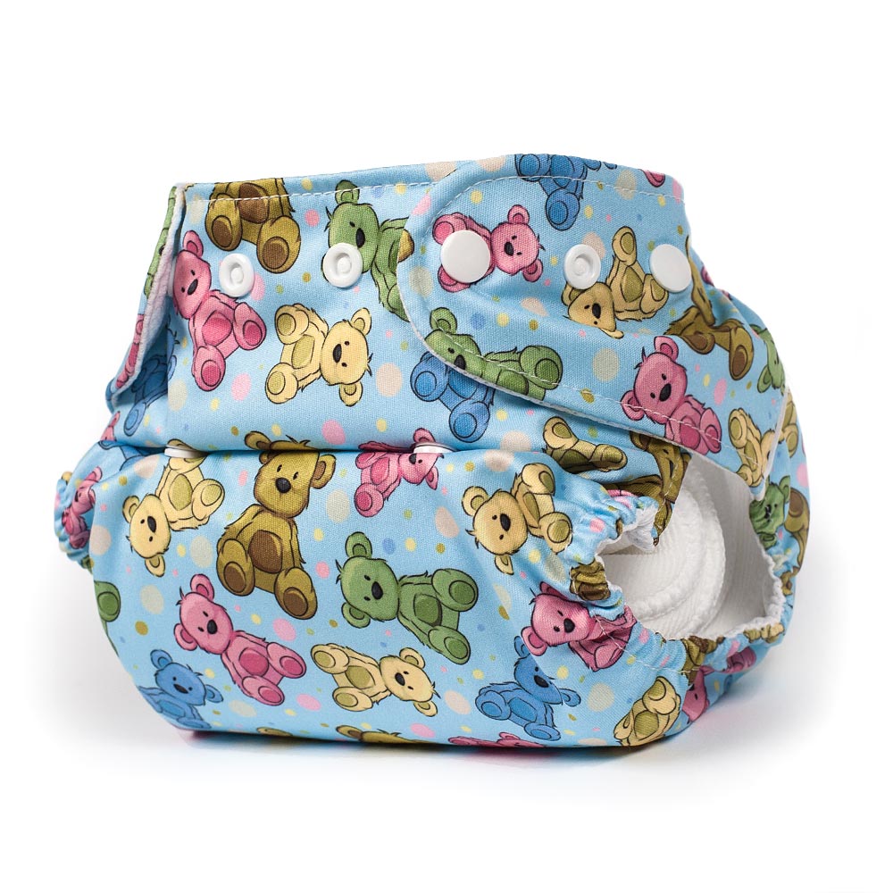 Nanolo cover m/bambus - Blue Teddy Bears