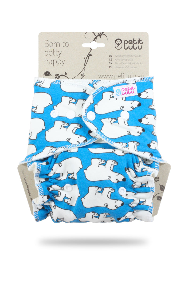 Petit Lulu formsydd - Polar bjørn m/knapper