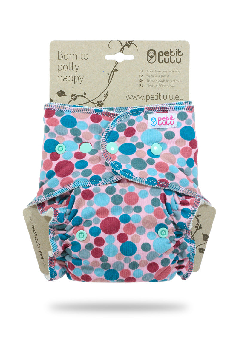 Petit Lulu formsydd - Colourful Dots m/knapper