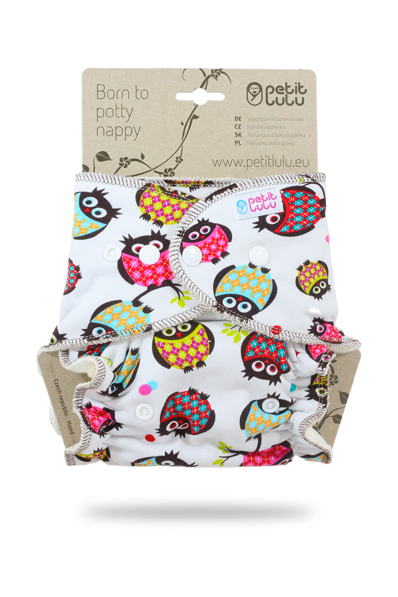 Petit Lulu formsydd - Big owls m/knapper