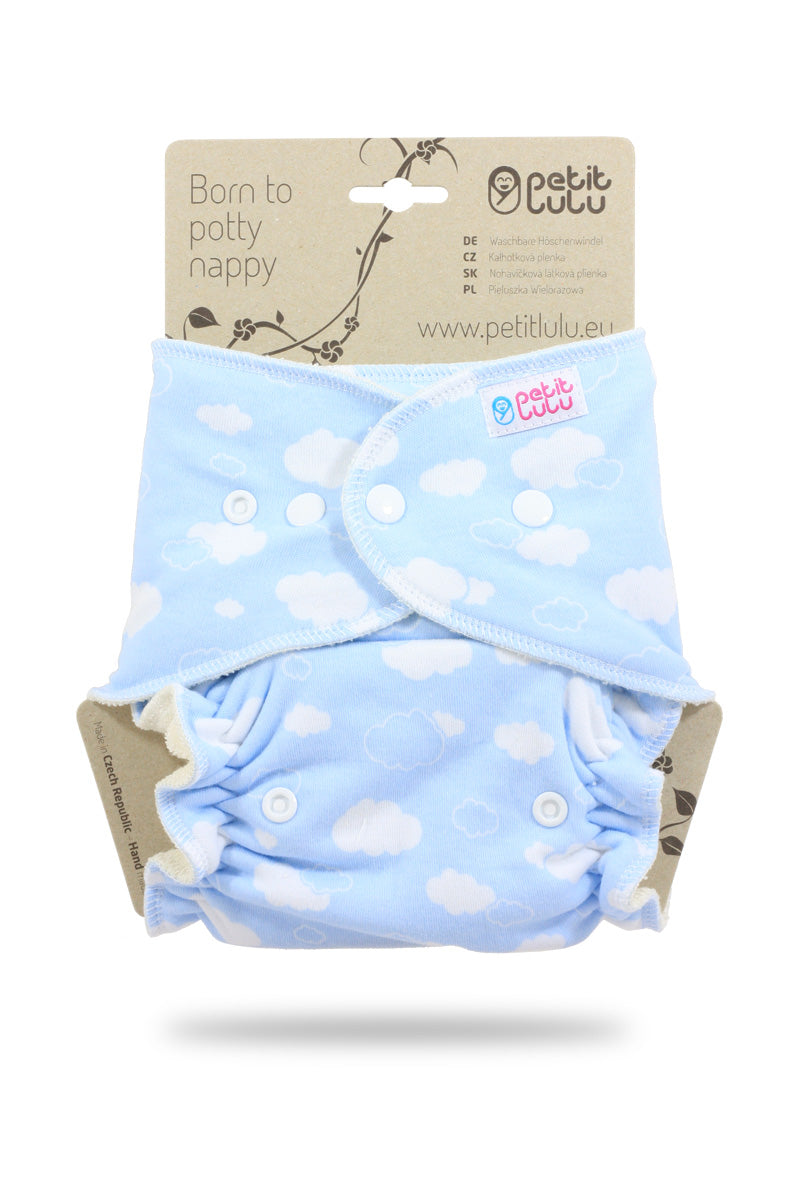 Petit Lulu formsydd - Clouds m/knapper
