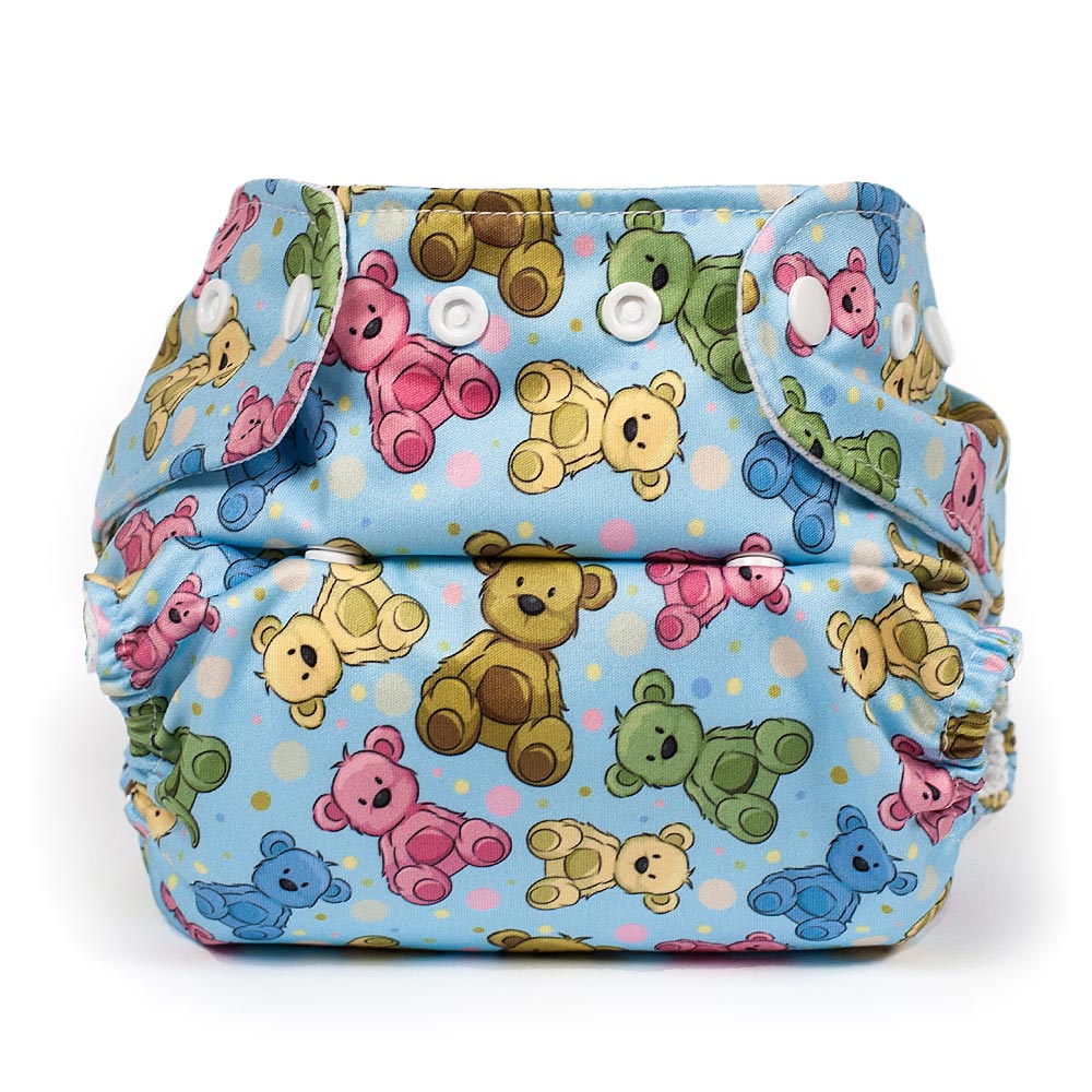 Nanolo lommebleier m/bambus - Blue Teddy Bears