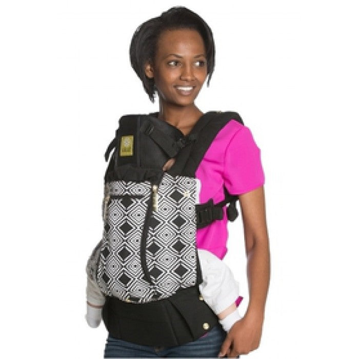 Lillebaby bæresele - All Seasons - black soho noir w/gold