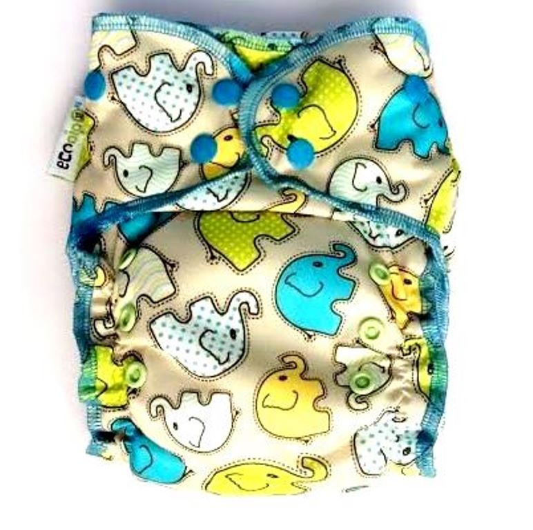 Ecopipo aio - Blue elephants m/knapper