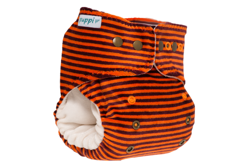 Puppi lomme-formsydd Tiger m/borrelås