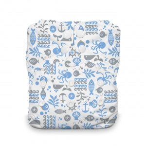 Thirsties Onesize aio m/knapper - Ocean life