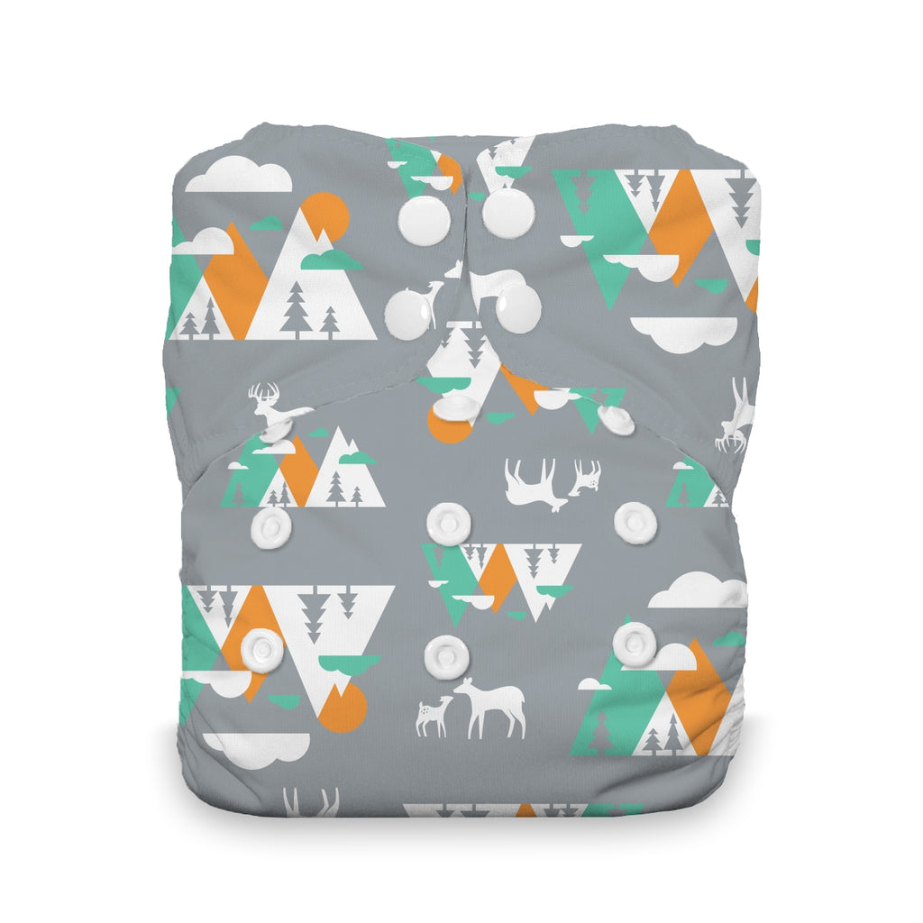 Thirsties Natural aio m/knapper - Mountain Range