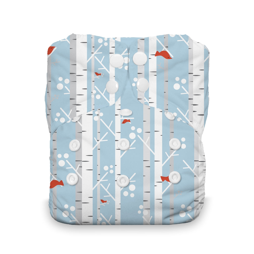 Thirsties Natural aio m/knapper - Winter woods