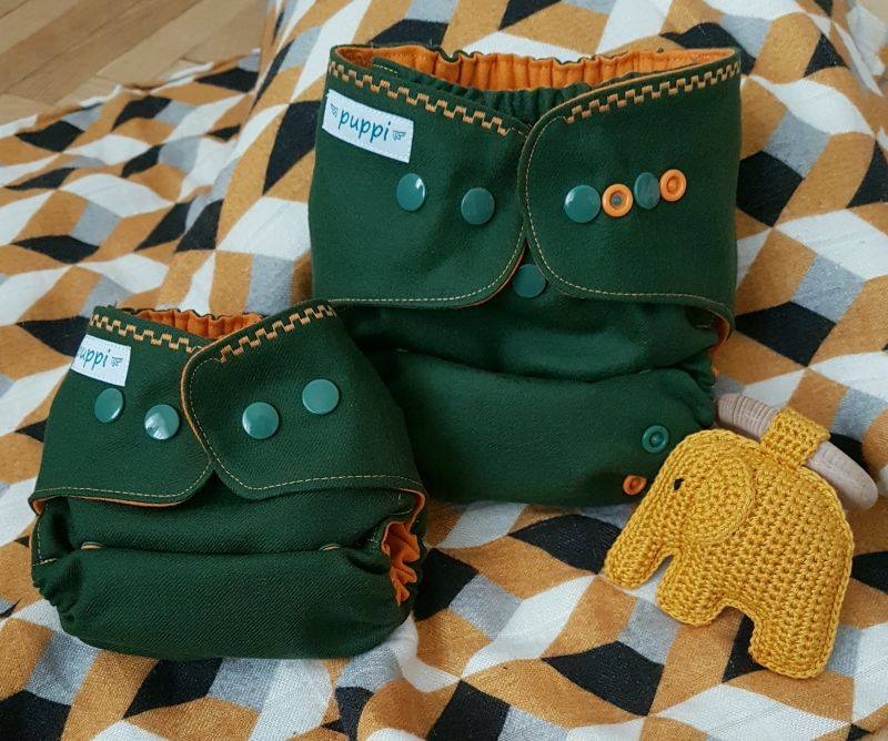 Puppi V1 nyfødt - Dark Moss