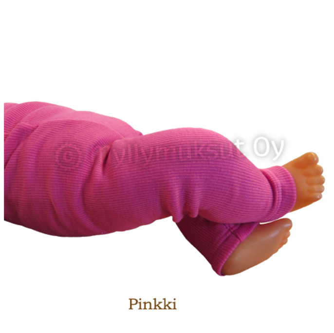 Muksut merino ullbukser Longies - Rosa