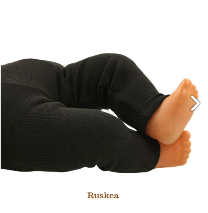 Muksut merino ullbukser Longies - Brun