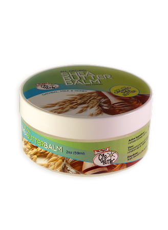 Cj's butter® shea smør salve 2 oz - Havre, melk & Honning