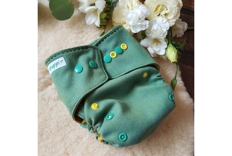 Puppi Onesize - Green Herringbone