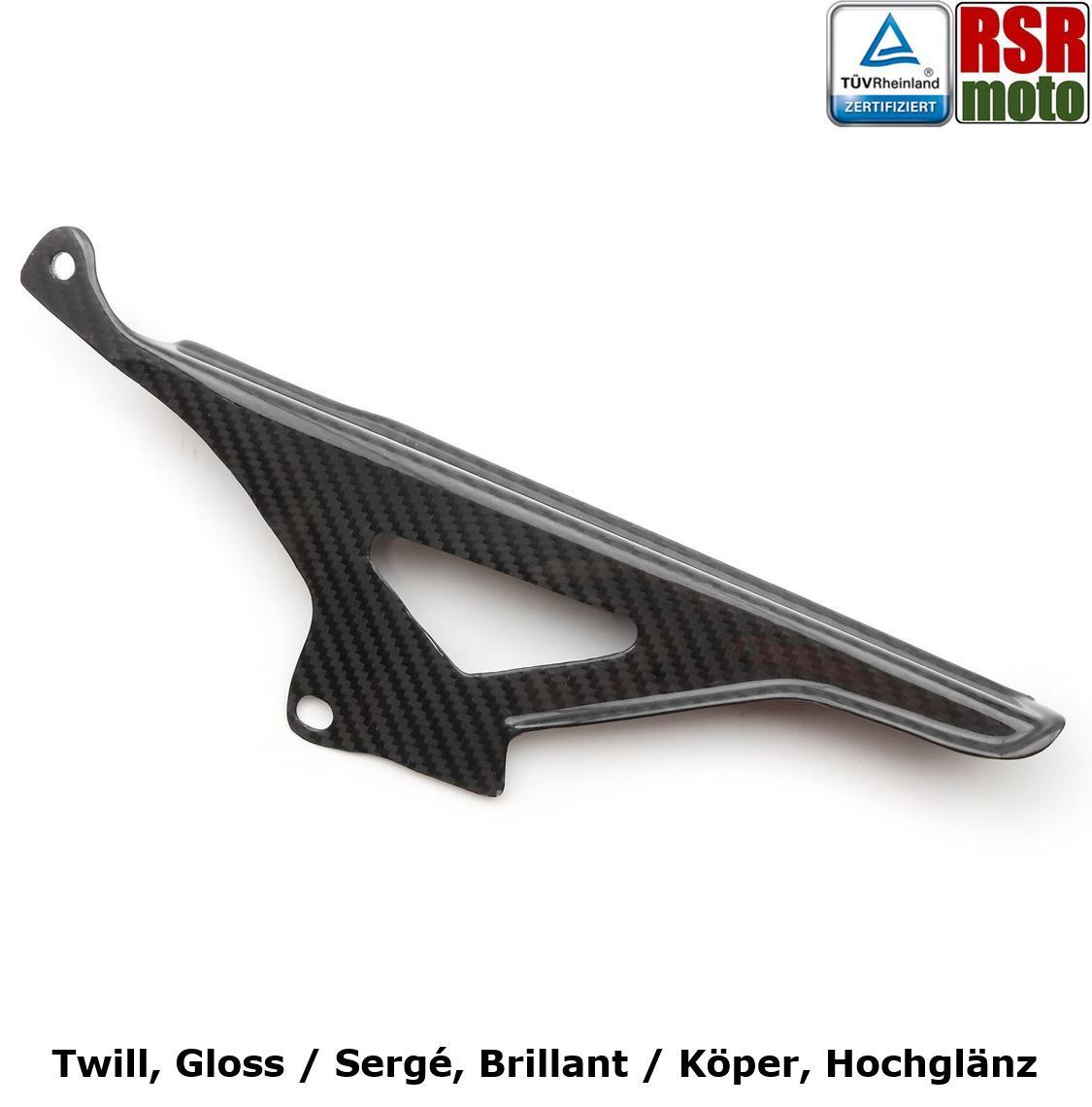 RSR Moto Aprilia RSV4 2009+ Tuono V4 2010+ Carbon Kettenschutz