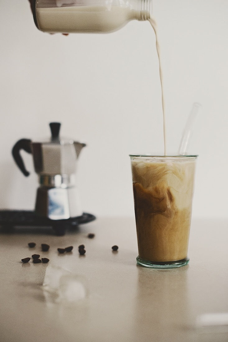 Stream straws - Skinny straight m/sand sleeve - sugerør i herdet glass