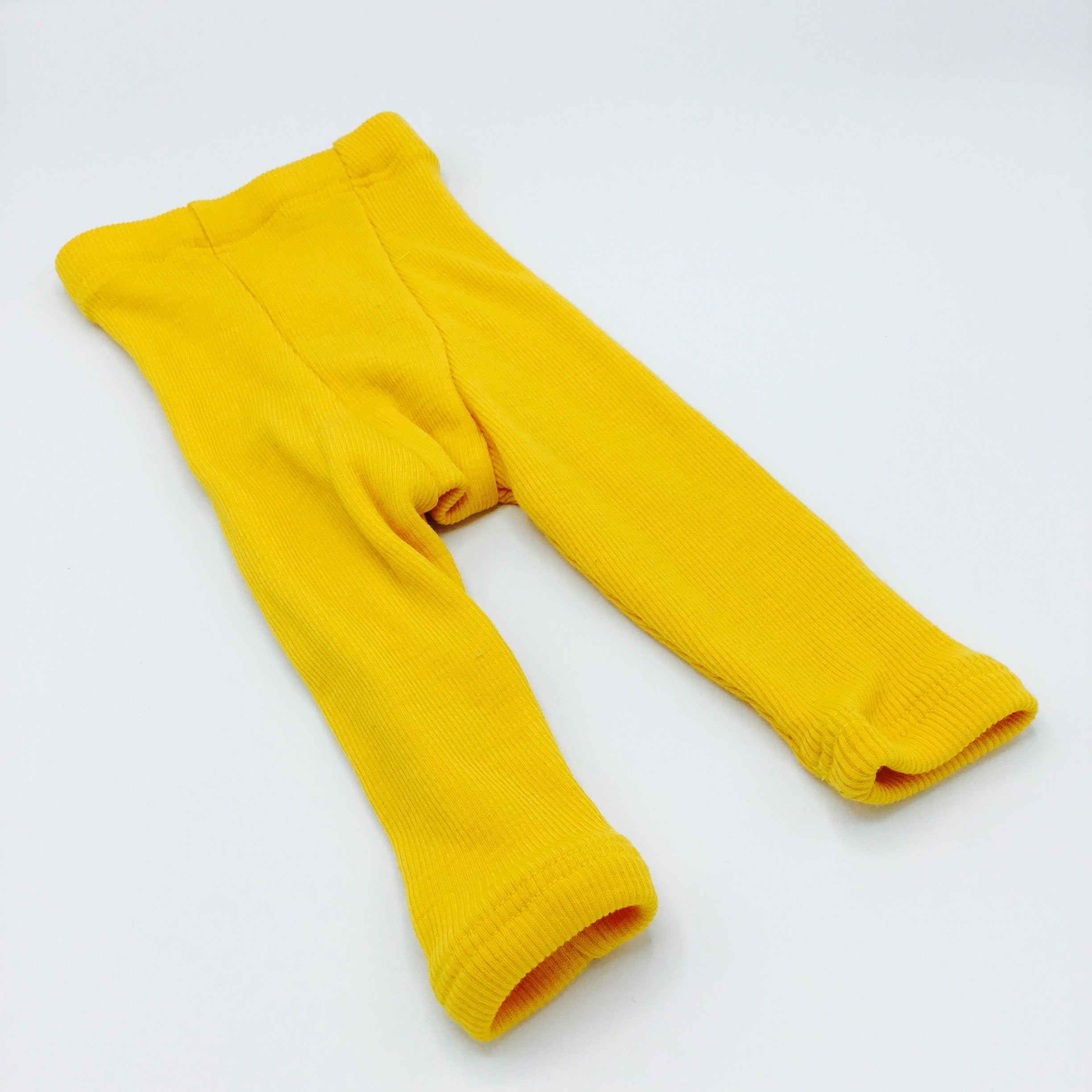 Muksut merino ullbukser Longies - Mango gul