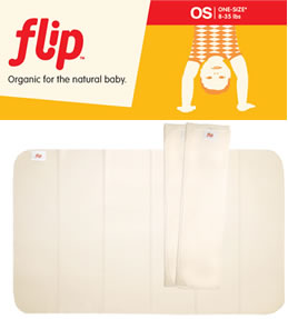 Flip dagtid økologiske innlegg 3 pk