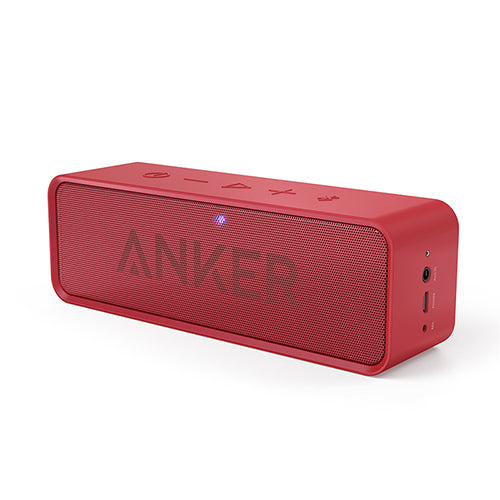 Anker SoundCore Dual-Driver Portable Wireless Bluetooth Speaker with 24-Hour Playtime, 66-Foot Bluetooth Range Built-in Mic